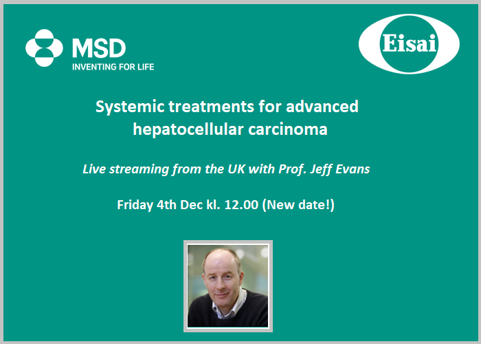 WEBINAR – Systemic treatment for advanced hepatocellular carcinoma
