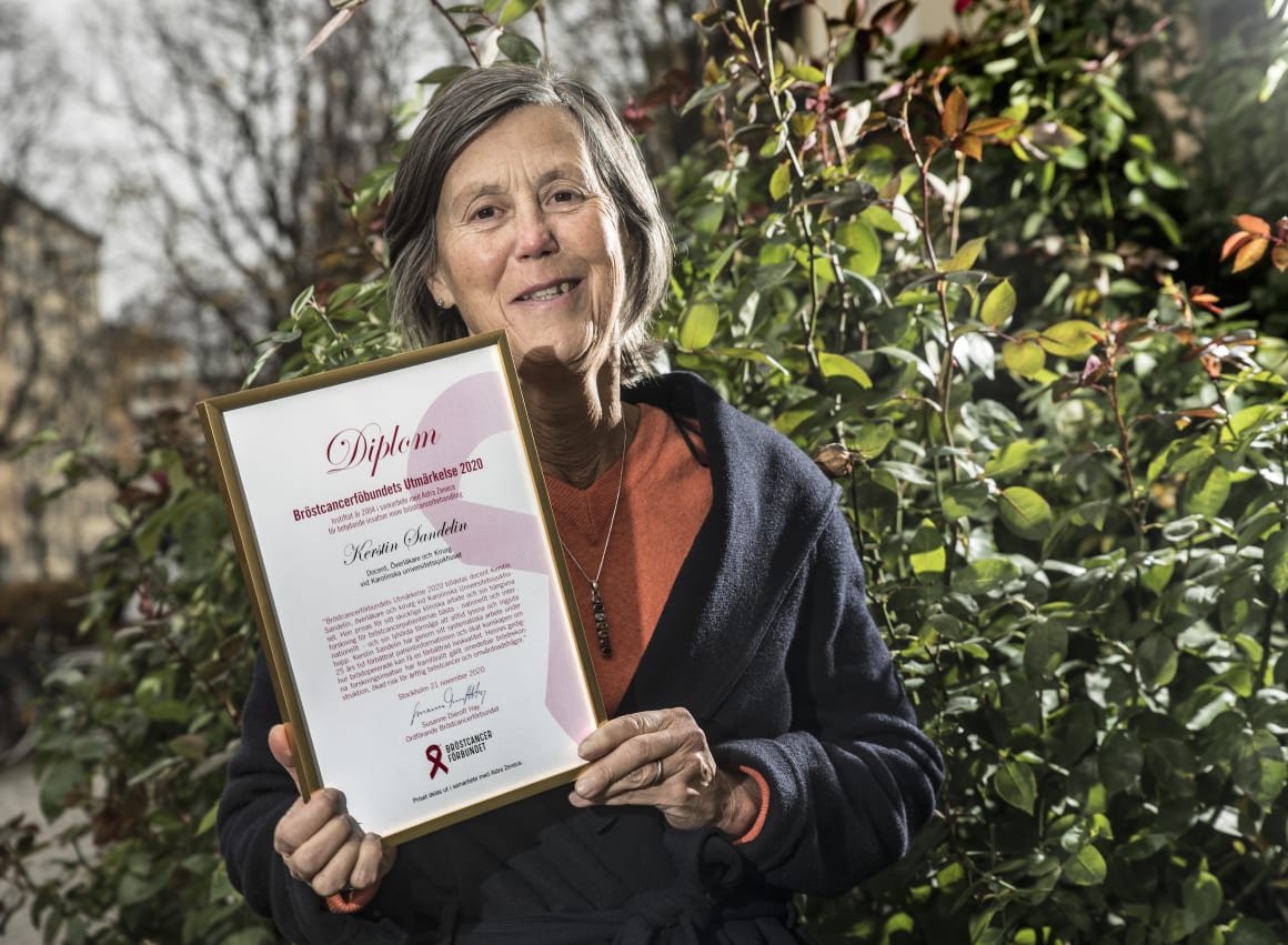 ​Bröstcancer-Sveriges finaste utmärkelse går till eldsjäl inom bröstrekonstruktioner, Kerstin Sandelin