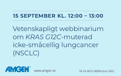 Vetenskapligt webbinarium om KRAS G12C-muterad icke-småcellig lungcancer (NSCLC)