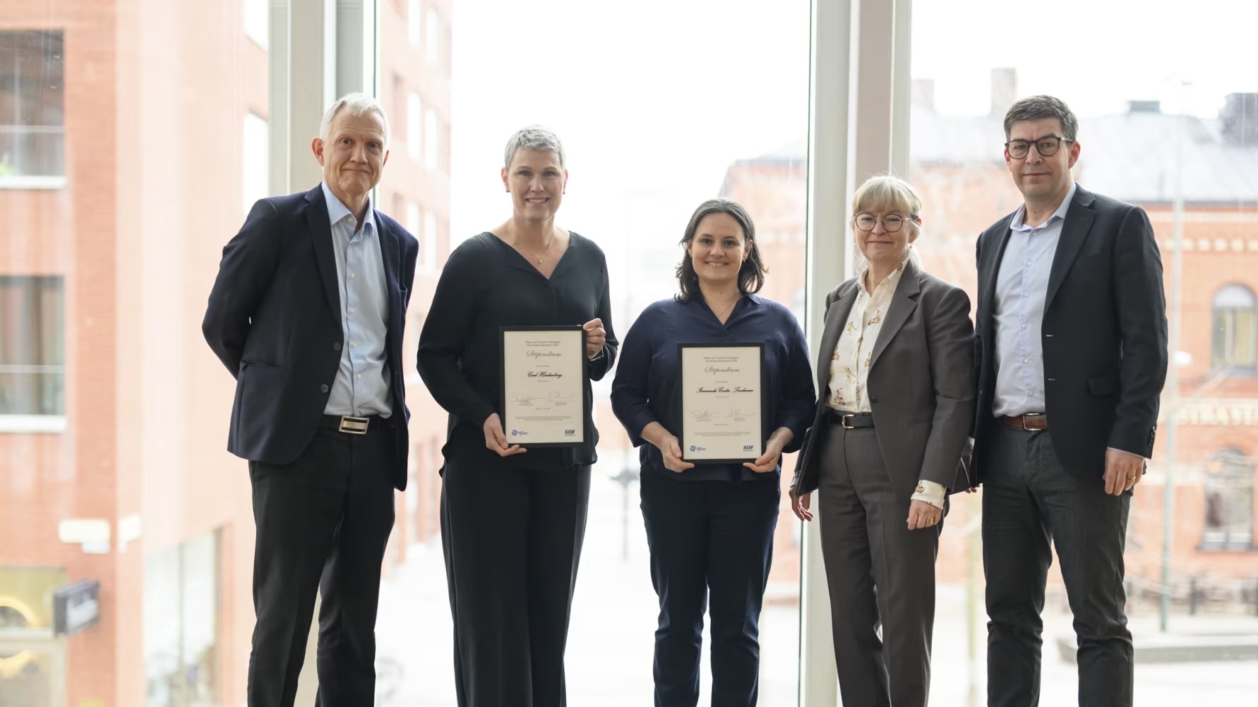 Svedman och Herdenberg får stipendium för cancerforskning