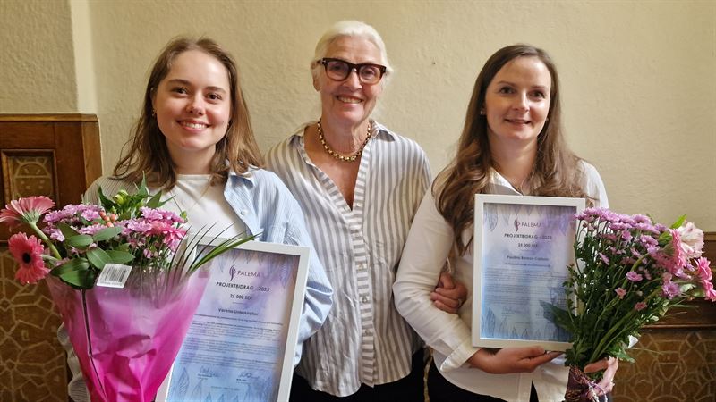 Två unga cancerforskare får pris av PALEMA