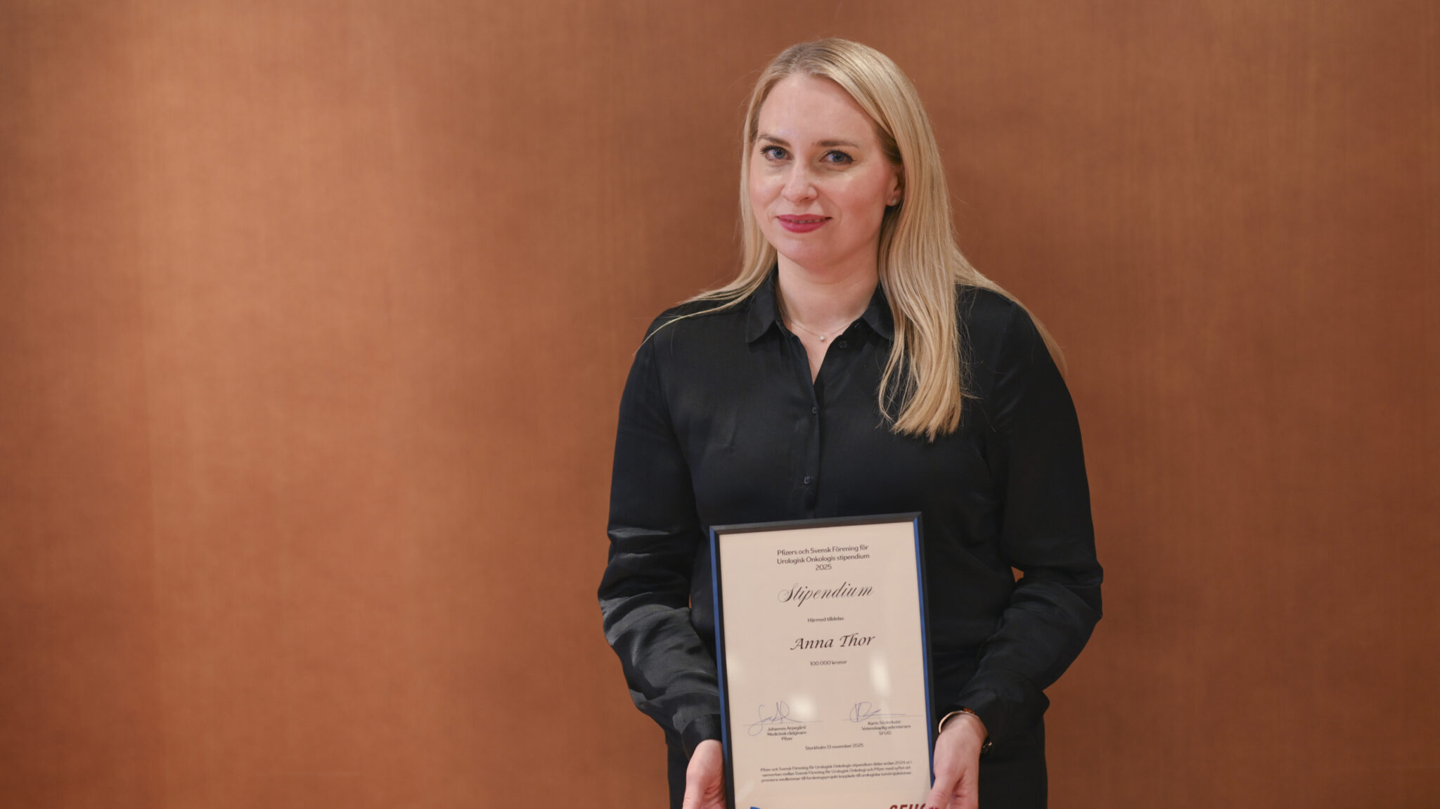 Anna Thor får stipendium för forskning om testikelcancer